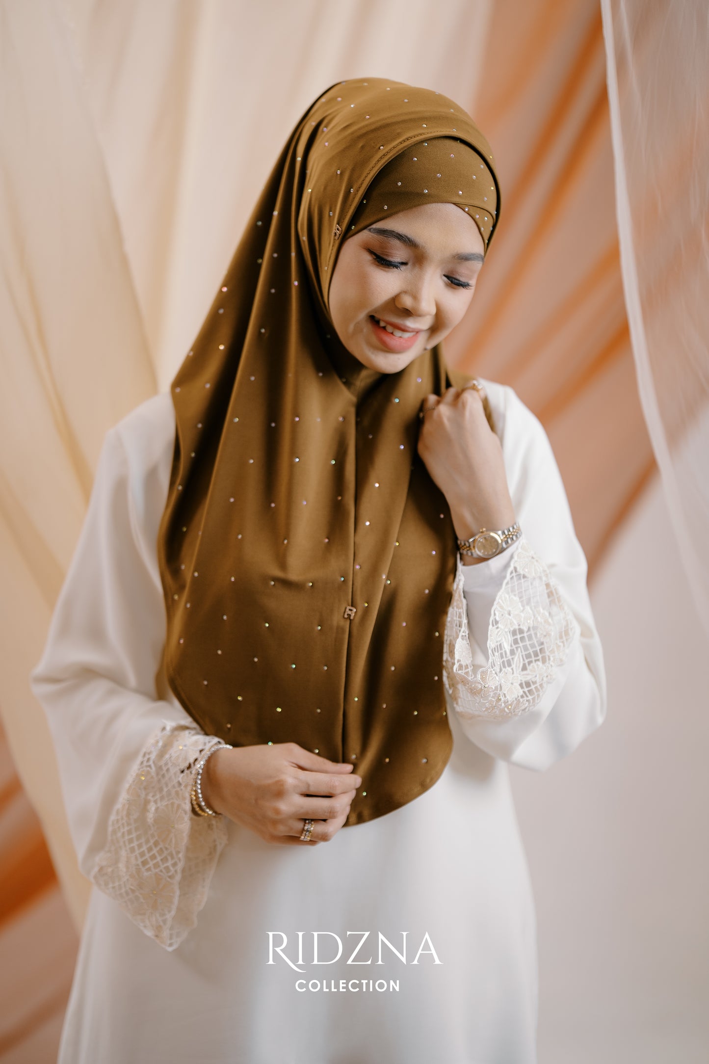 Ridzna Hijab 2-in-1 Diamonds