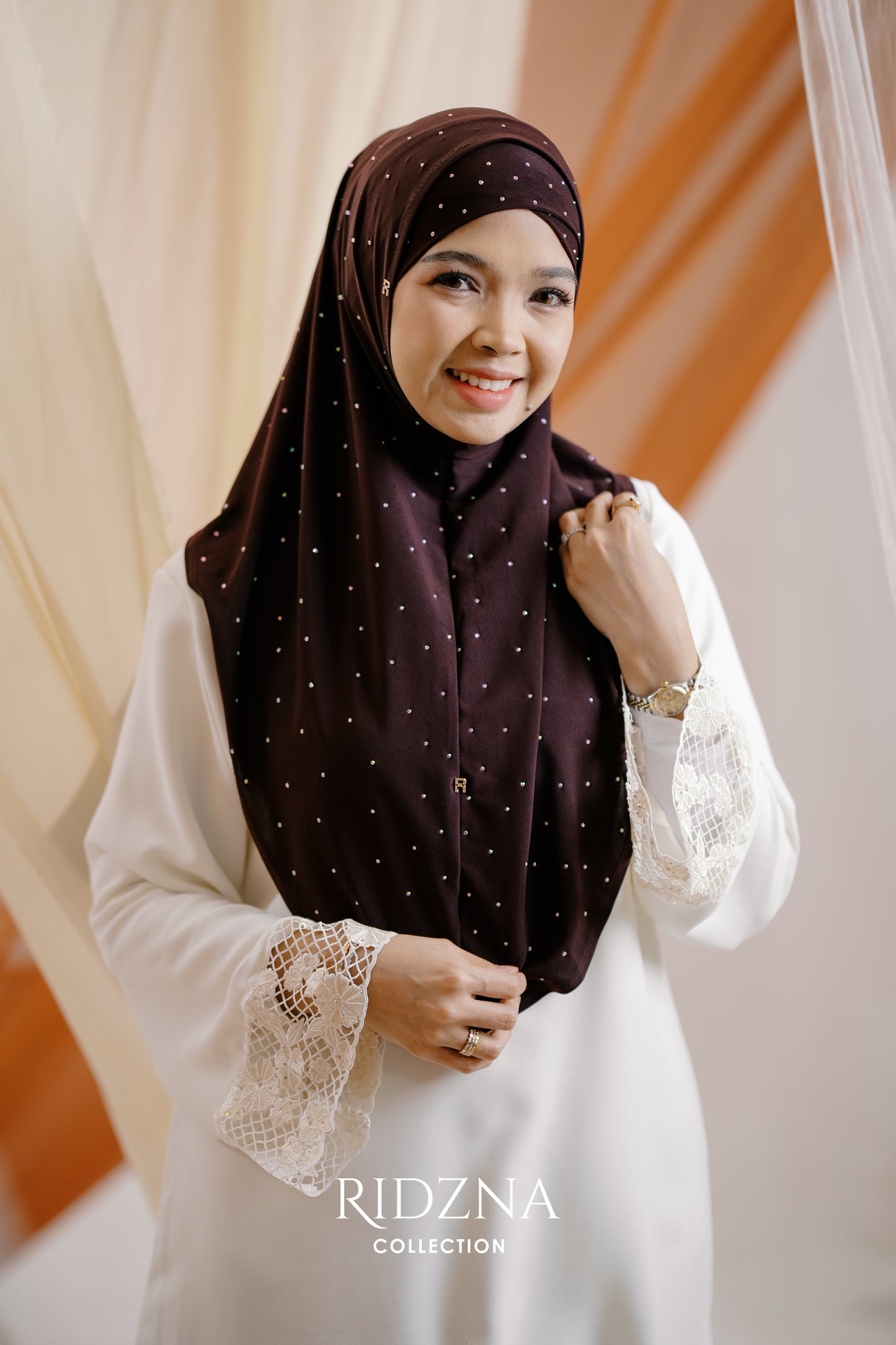 Ridzna Hijab 2-in-1 Diamonds