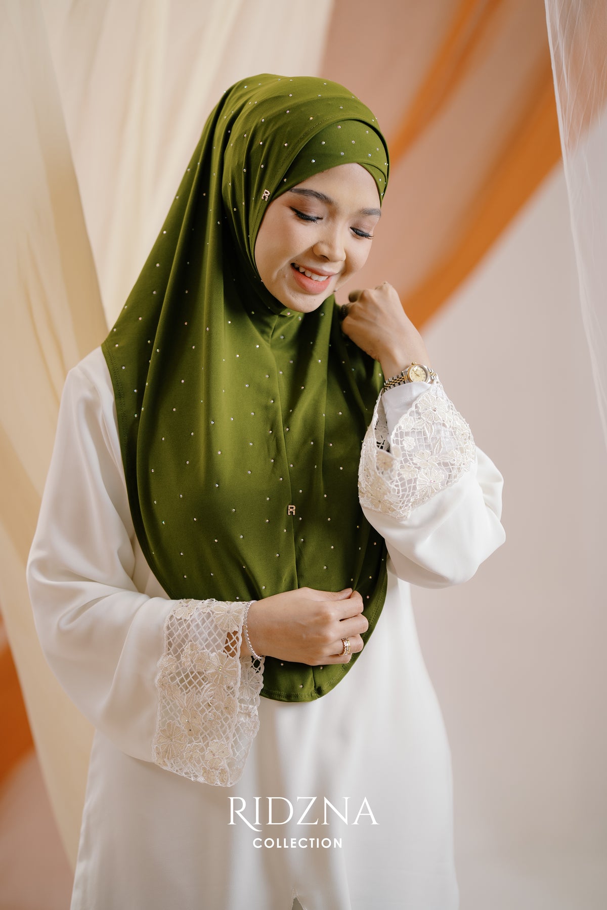 Ridzna Hijab 2-in-1 Diamonds