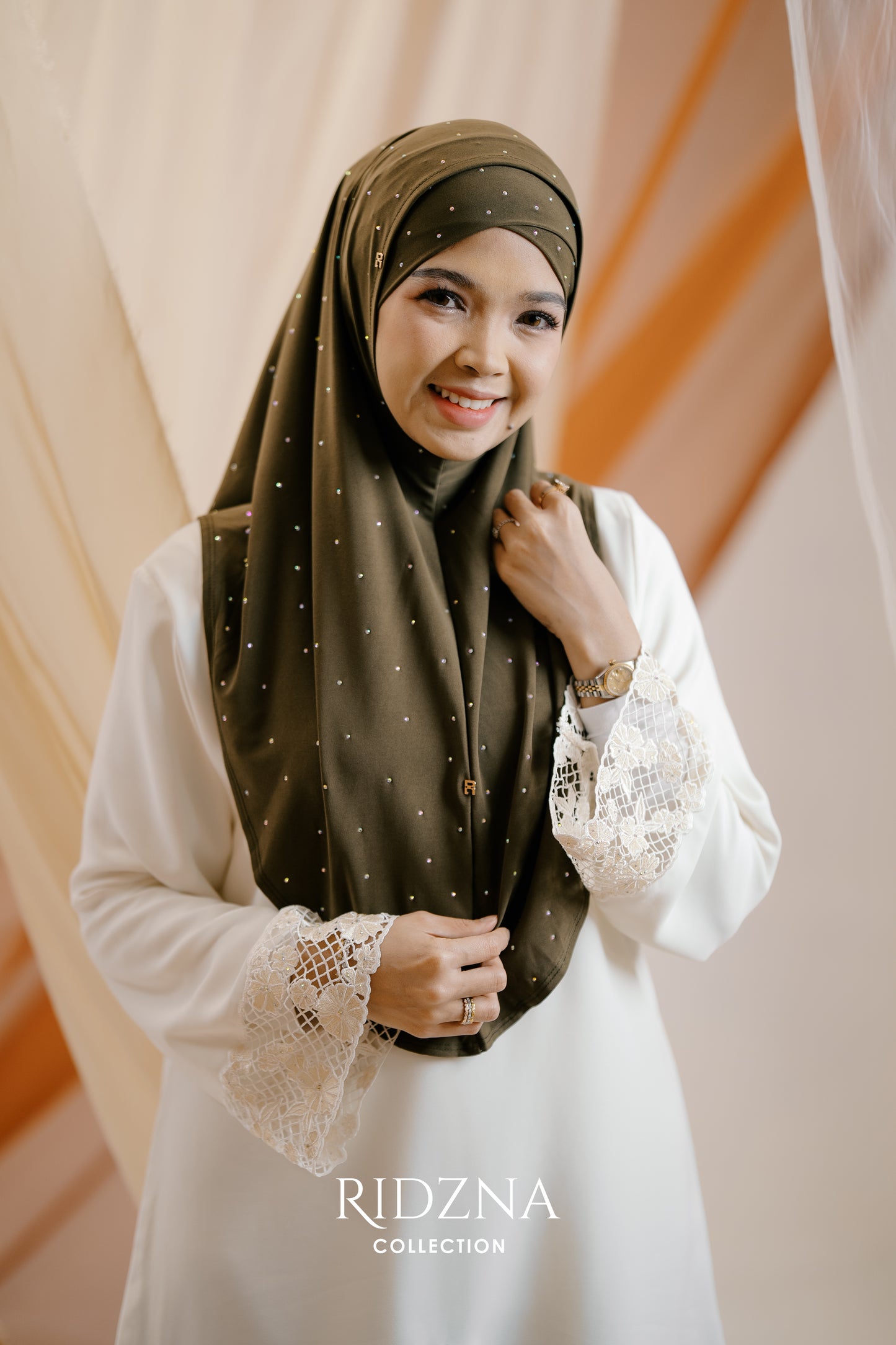 Ridzna Hijab 2-in-1 Diamonds