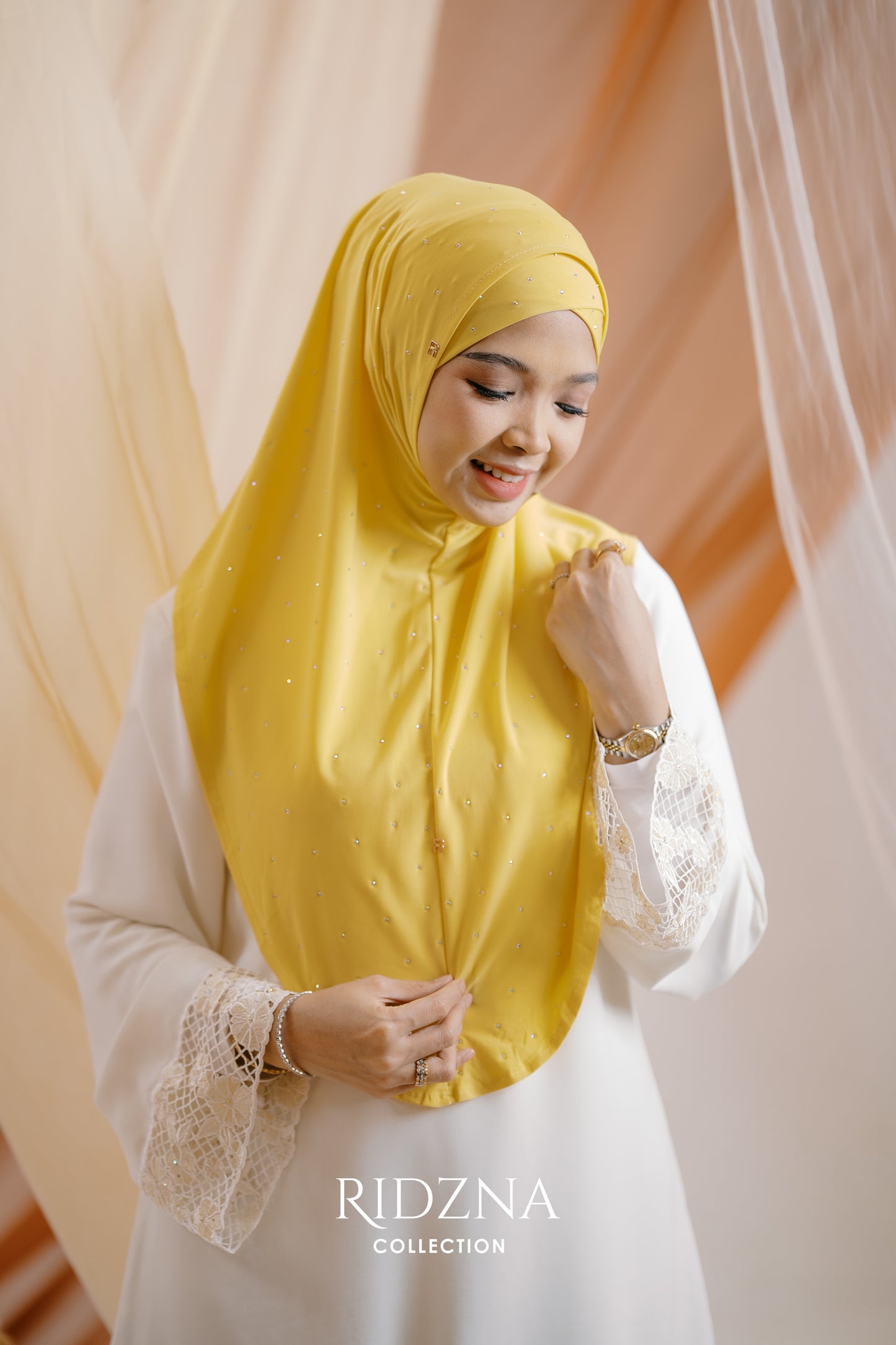 Ridzna Hijab 2-in-1 Diamonds