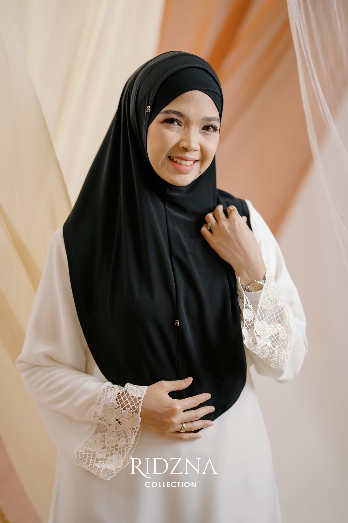 Ridzna Hijab 2-in-1 Plain