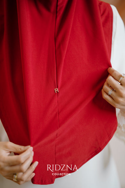 Ridzna Hijab 2-in-1 Plain