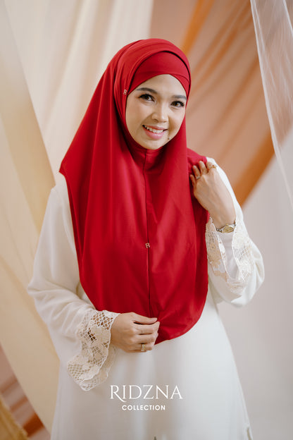 Ridzna Hijab 2-in-1 Plain