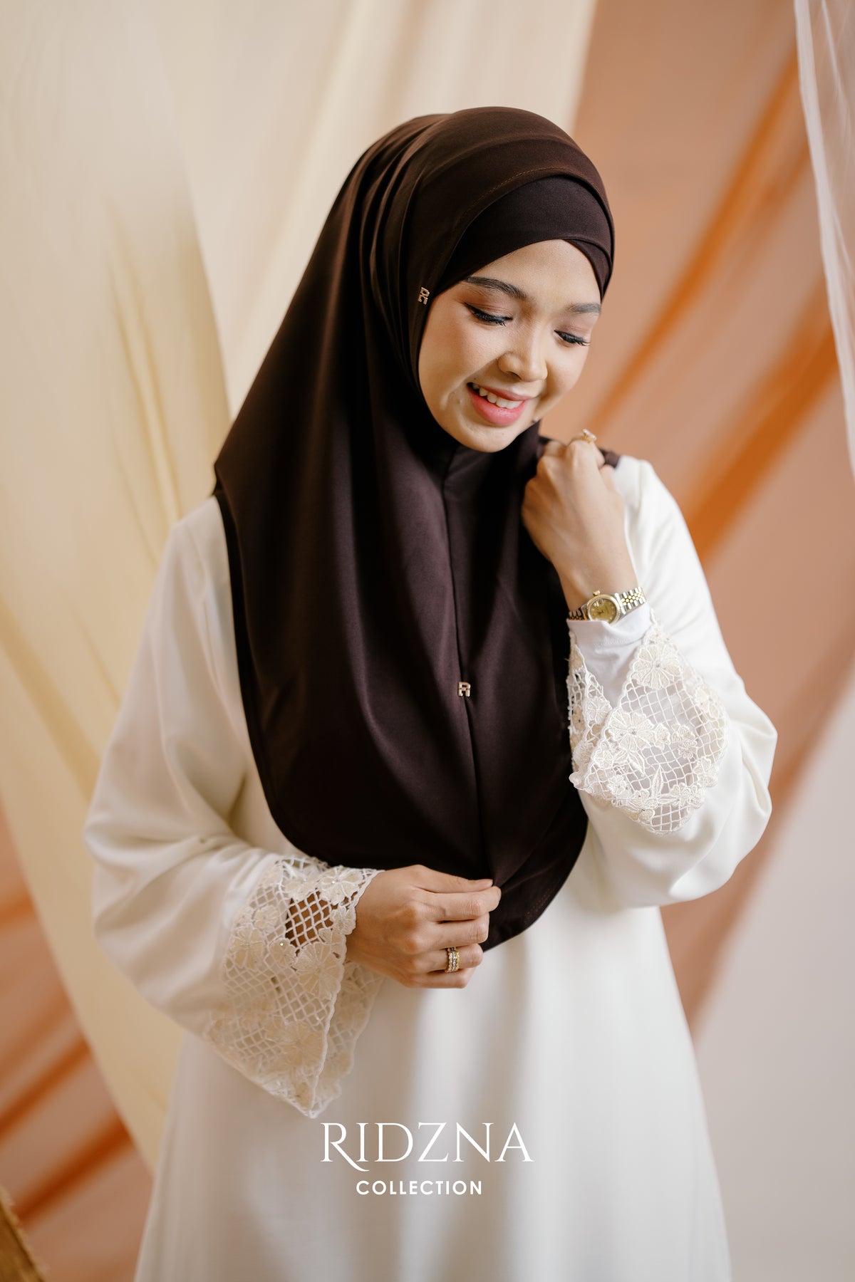 Ridzna Hijab 2-in-1 Plain