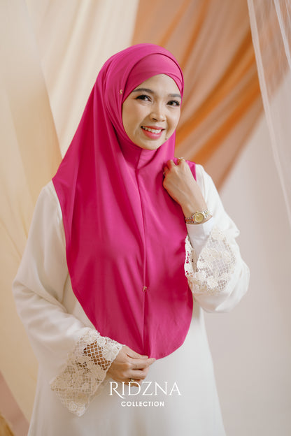 Ridzna Hijab 2-in-1 Plain