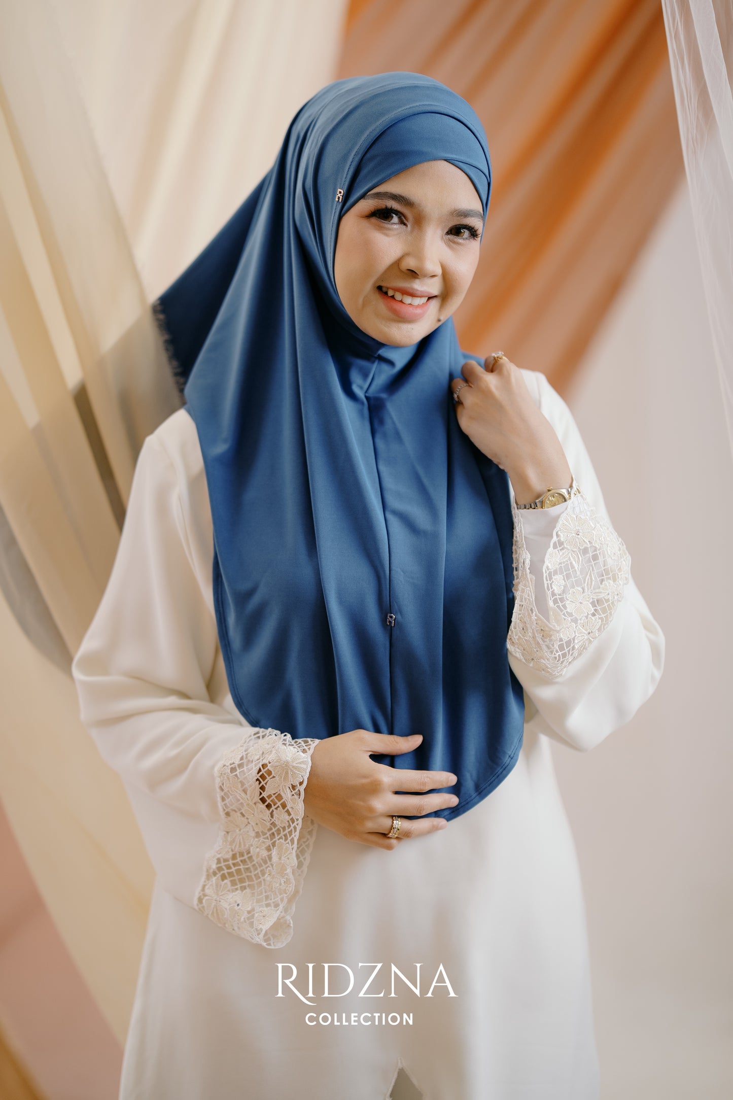 Ridzna Hijab 2-in-1 Plain
