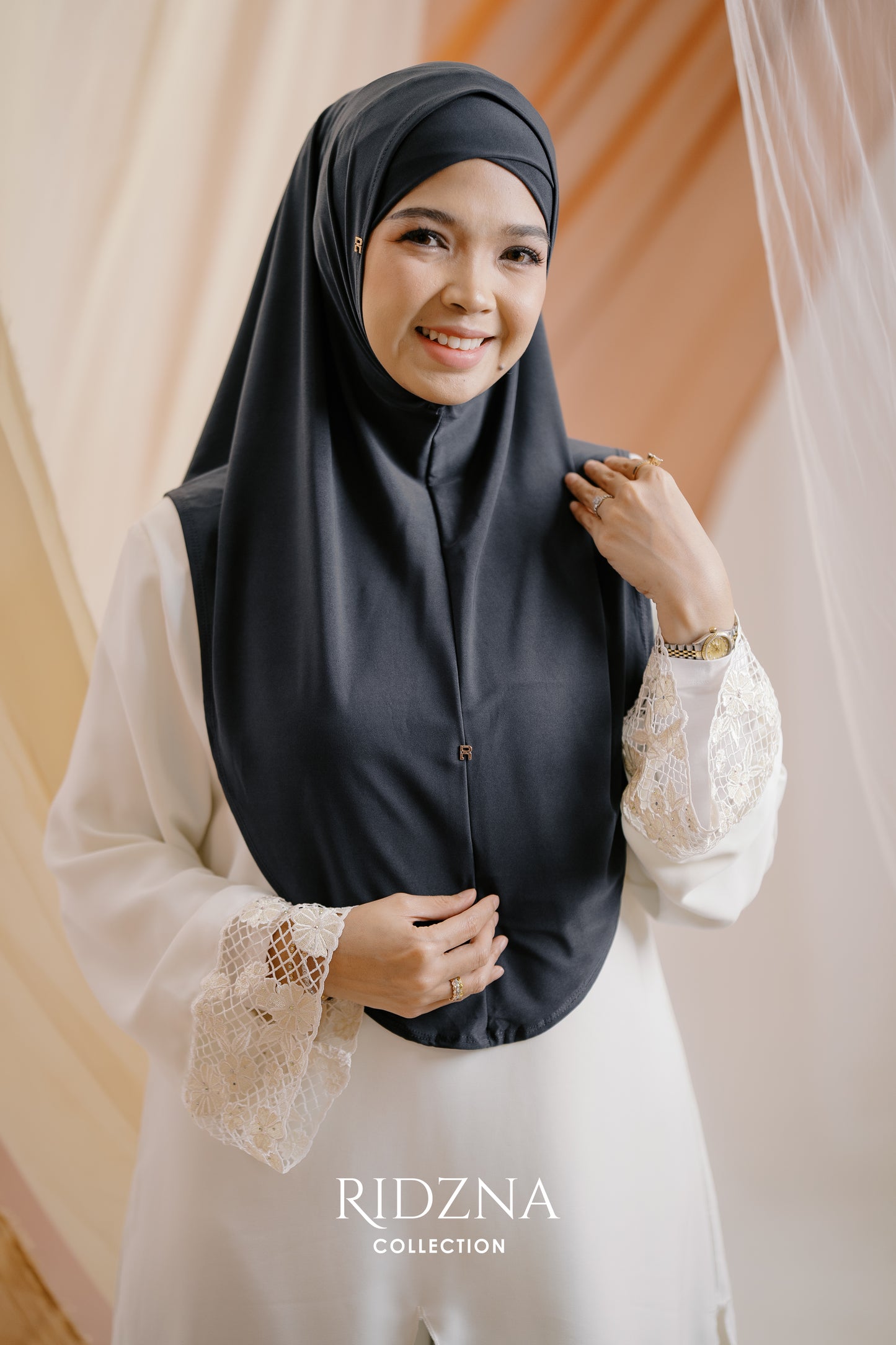 Ridzna Hijab 2-in-1 Plain