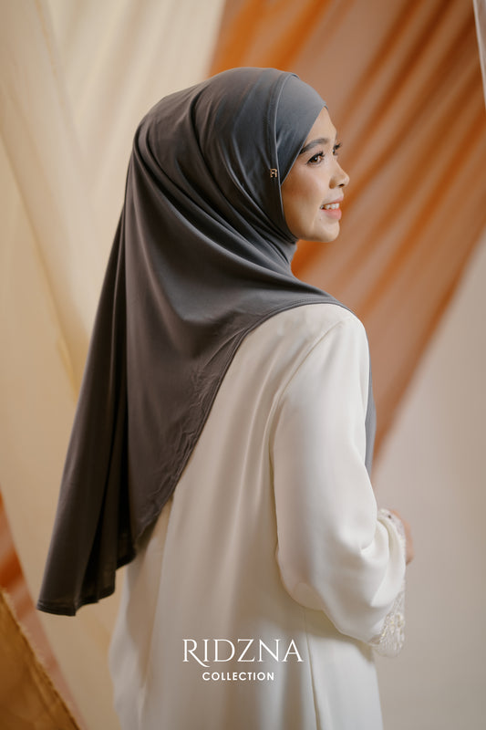 Ridzna Hijab 2-in-1 Plain