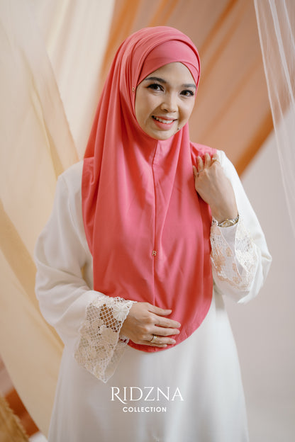 Ridzna Hijab 2-in-1 Plain