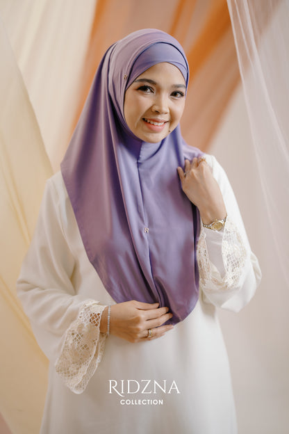 Ridzna Hijab 2-in-1 Plain