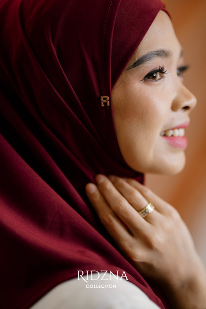 Ridzna Hijab 2-in-1 Plain