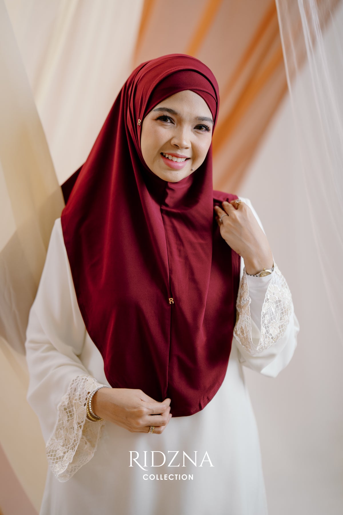 Ridzna Hijab 2-in-1 Plain