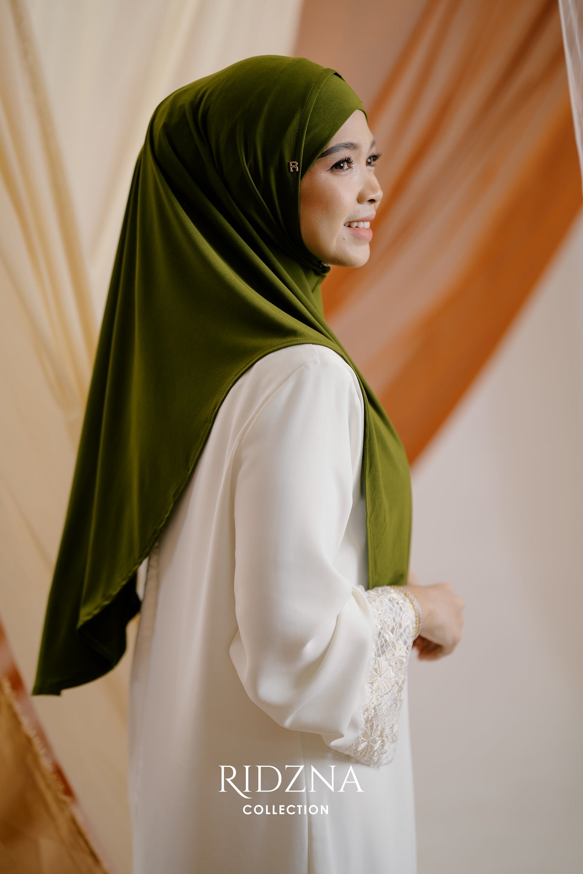 Ridzna Hijab 2-in-1 Plain