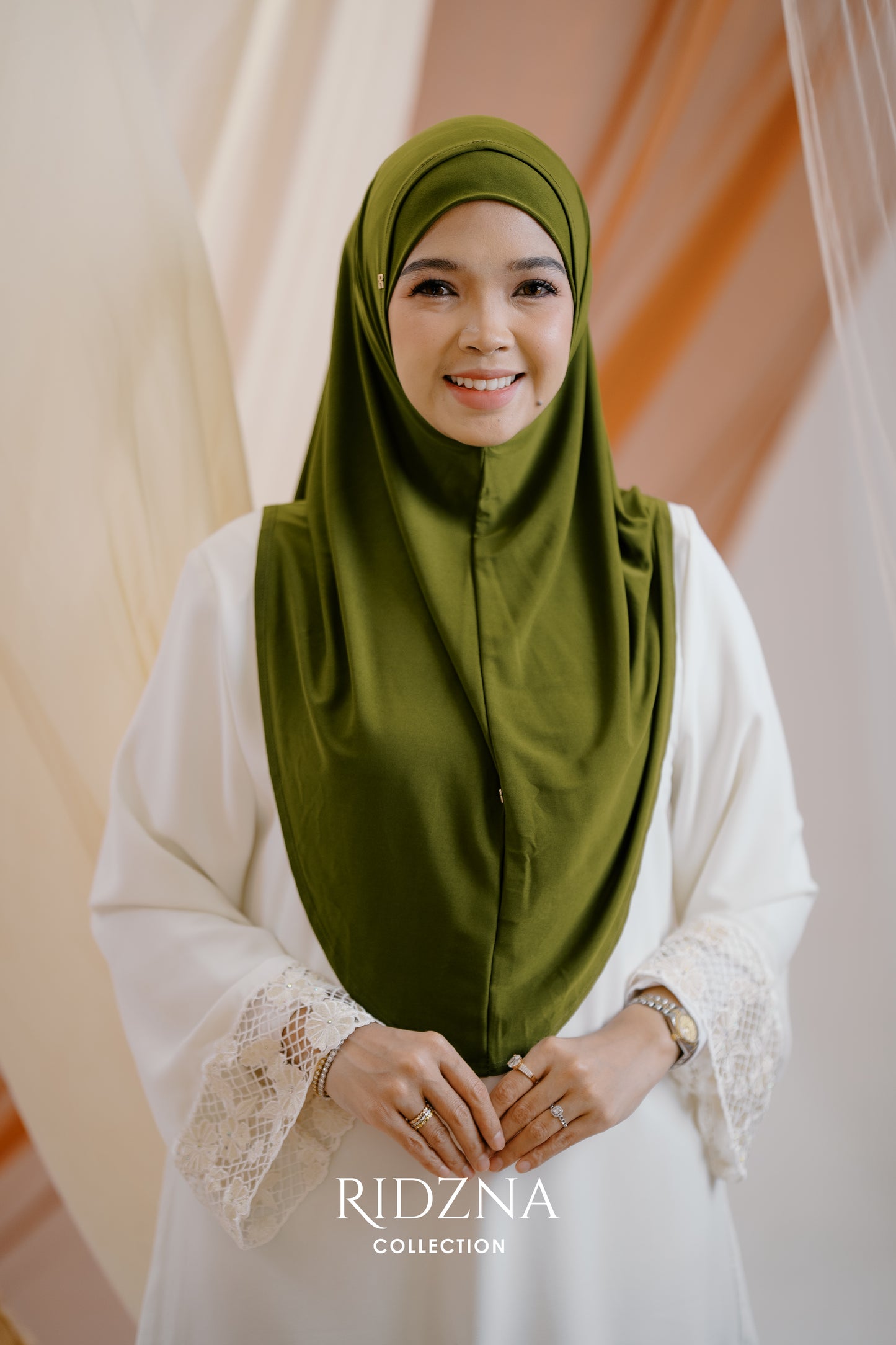 Ridzna Hijab 2-in-1 Plain