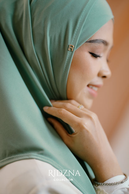Ridzna Hijab 2-in-1 Plain