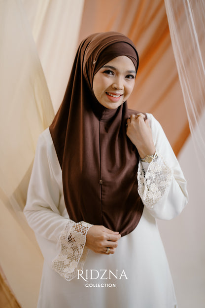 Ridzna Hijab 2-in-1 Plain