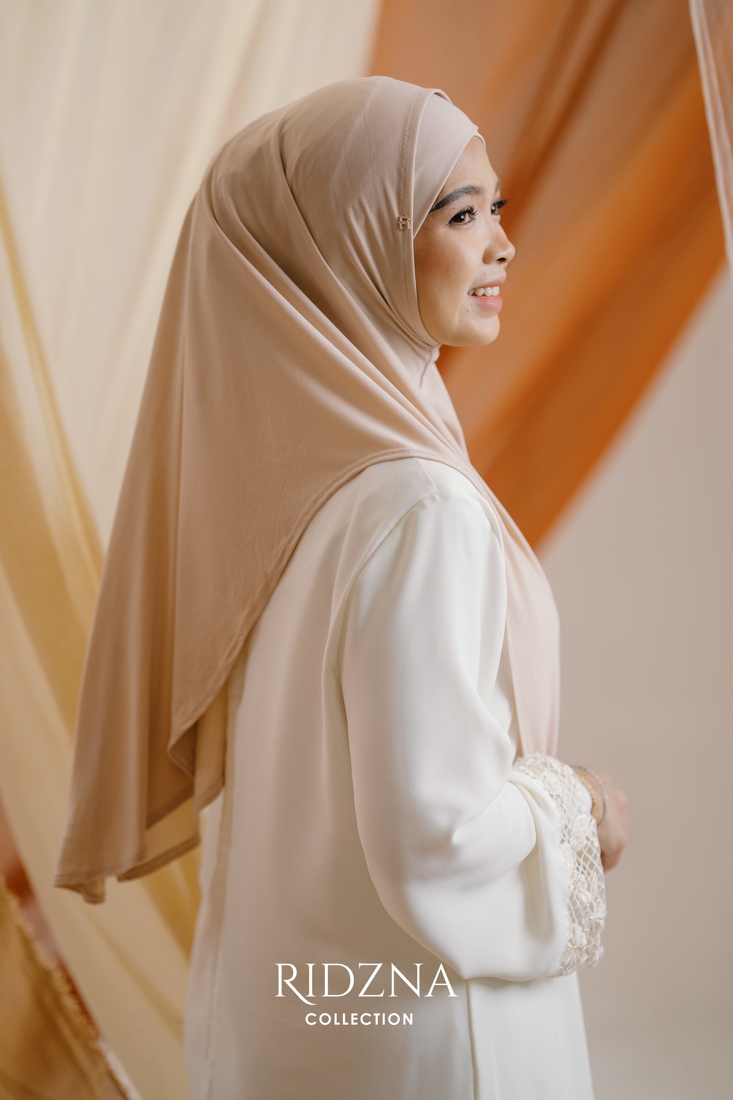 Ridzna Hijab 2-in-1 Plain