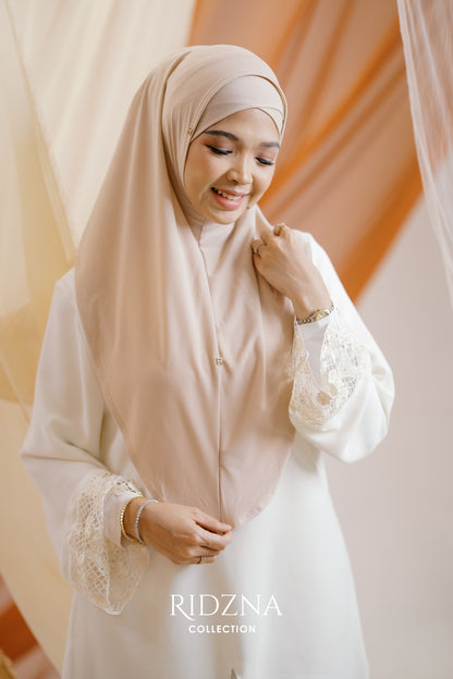 Ridzna Hijab 2-in-1 Plain