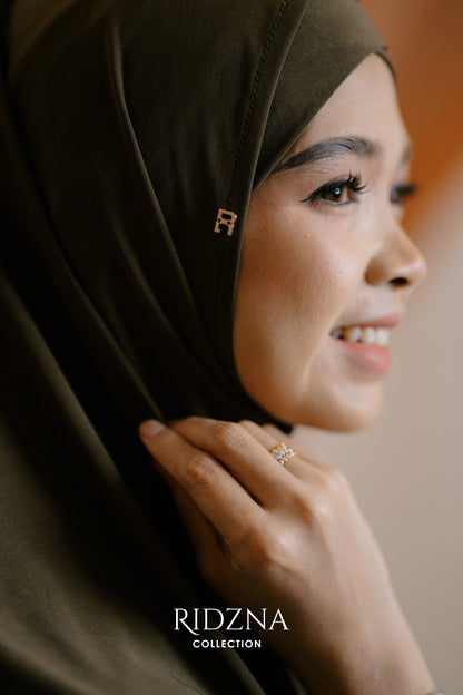 Ridzna Hijab 2-in-1 Plain