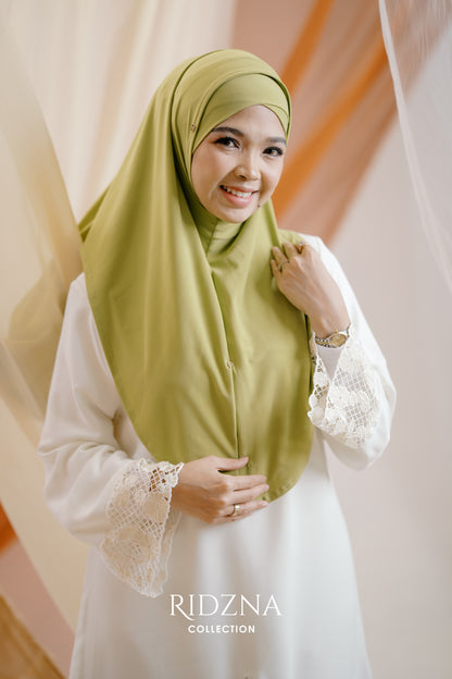 Ridzna Hijab 2-in-1 Plain