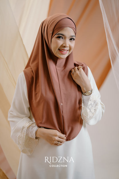 Ridzna Hijab 2-in-1 Plain