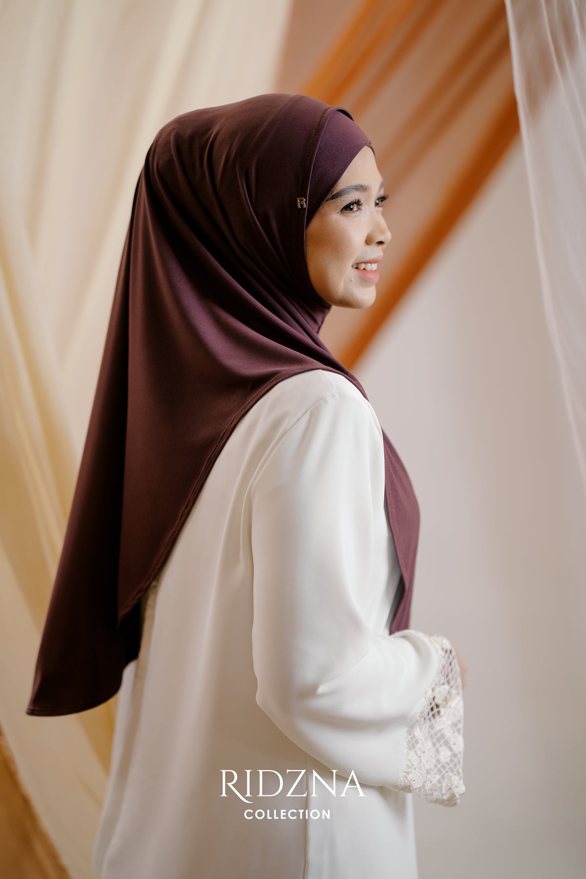 Ridzna Hijab 2-in-1 Plain