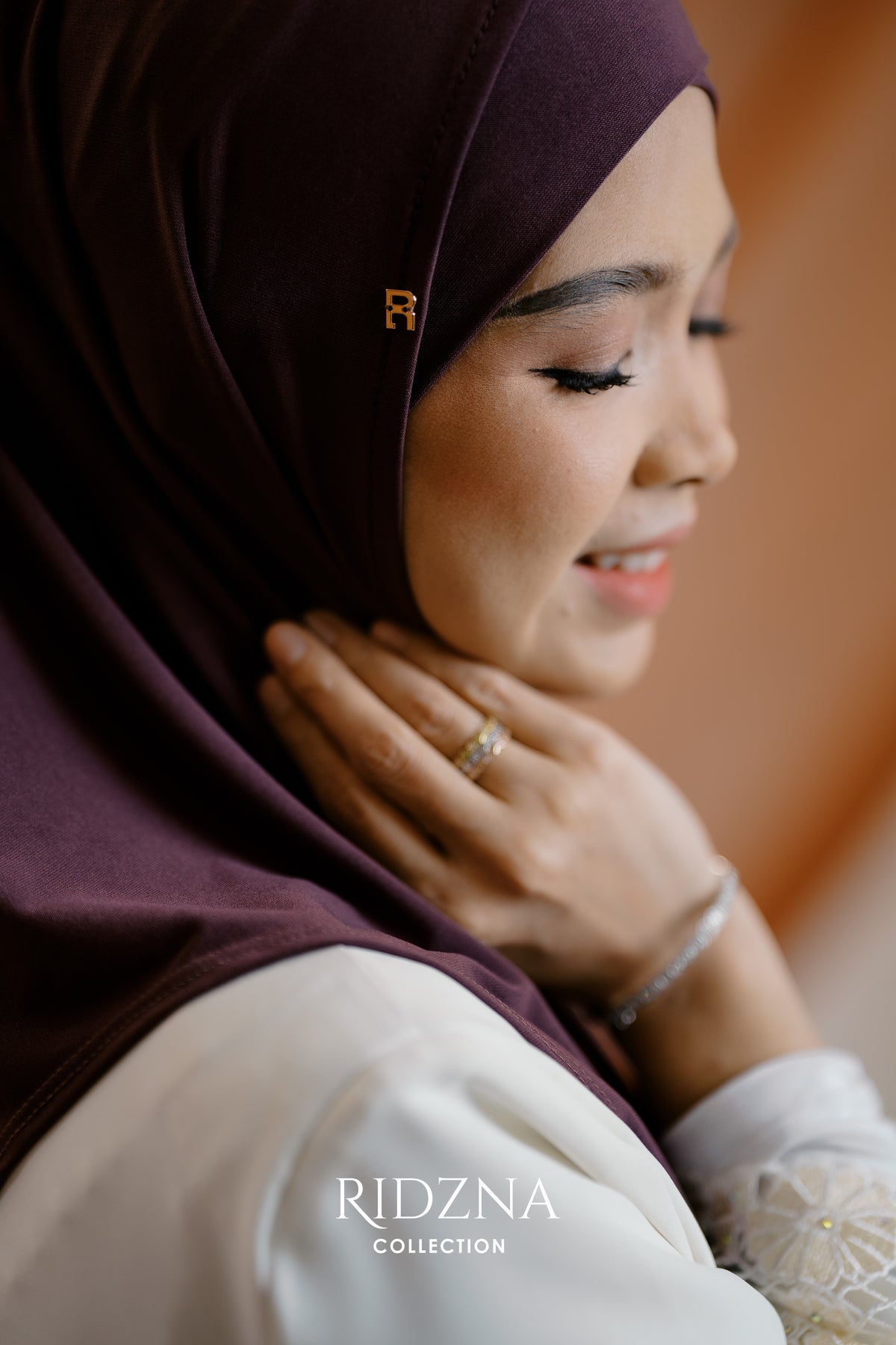 Ridzna Hijab 2-in-1 Plain