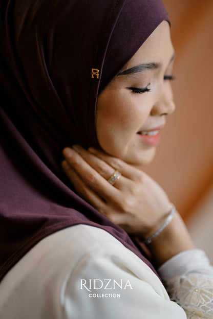 Ridzna Hijab 2-in-1 Plain
