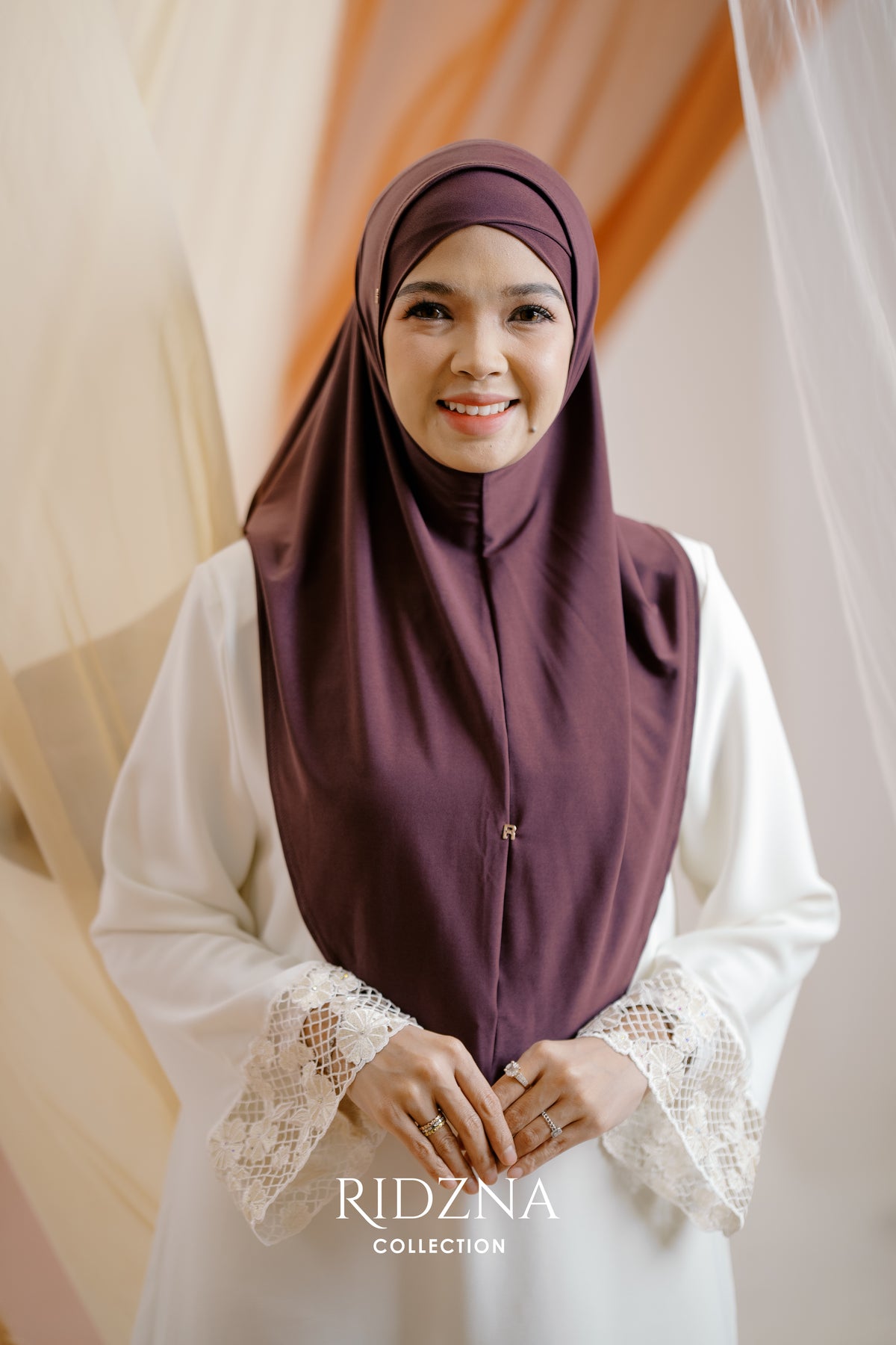 Ridzna Hijab 2-in-1 Plain