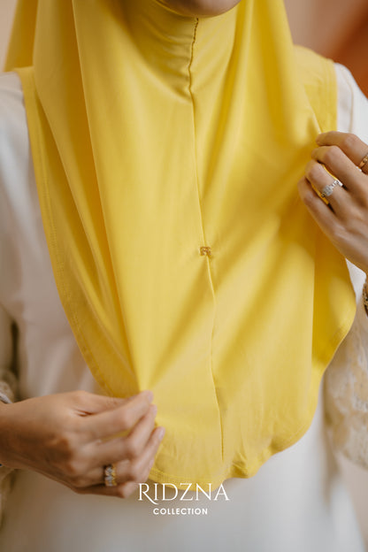 Ridzna Hijab 2-in-1 Plain