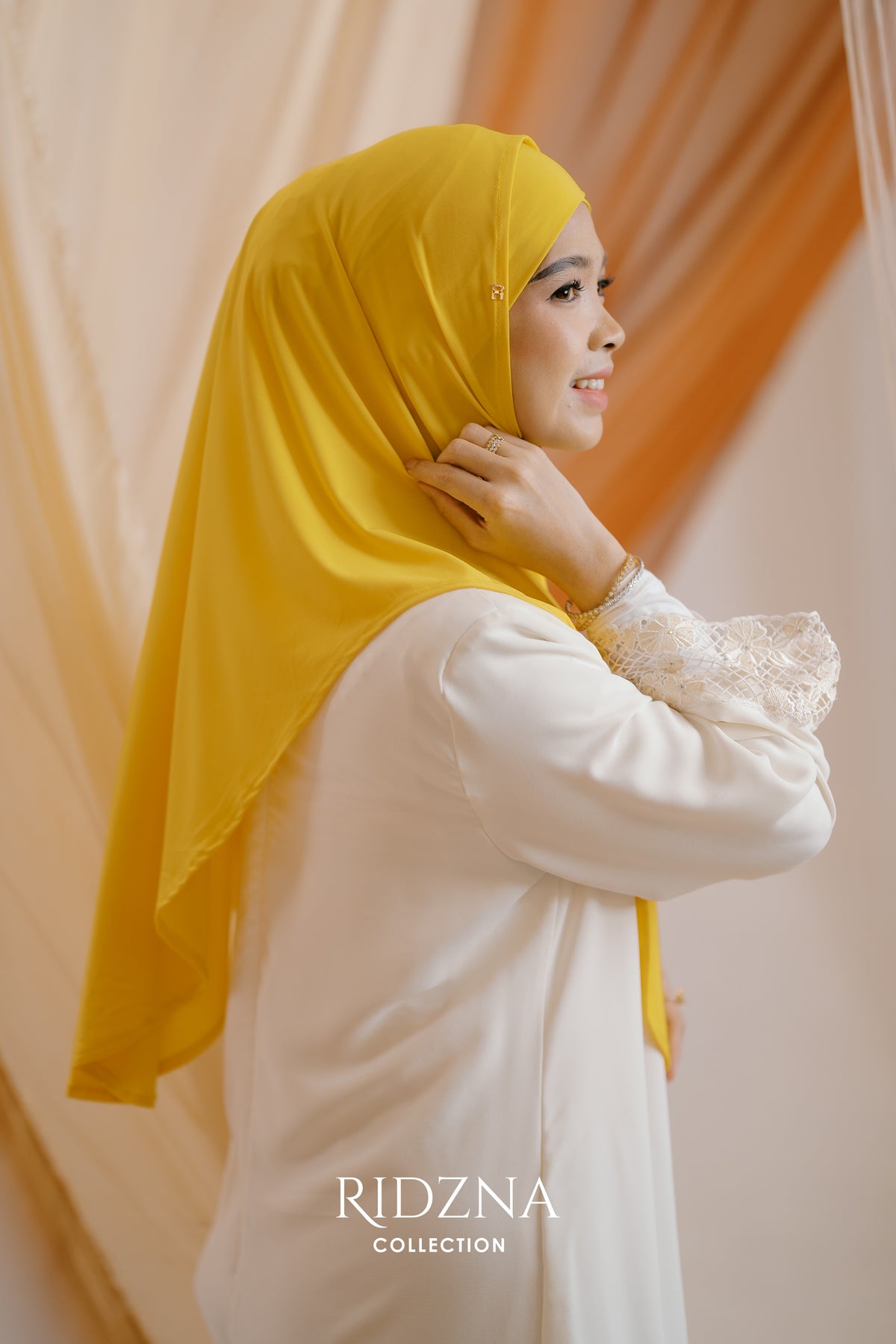 Ridzna Hijab 2-in-1 Plain