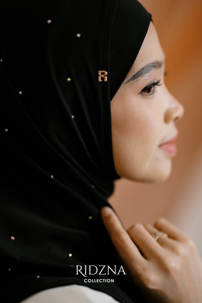 Ridzna Hijab 2-in-1 Stone
