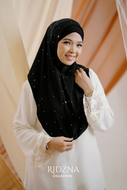 Ridzna Hijab 2-in-1 Stone