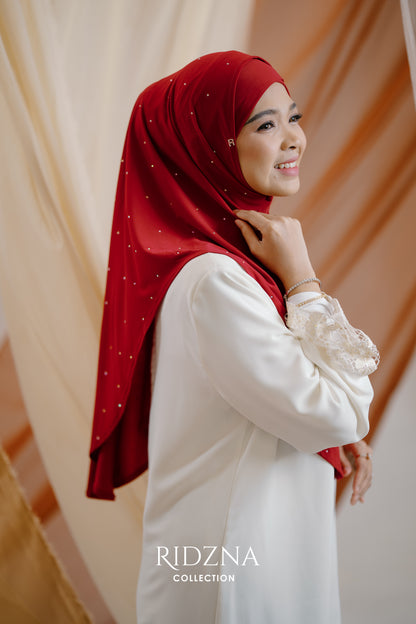 Ridzna Hijab 2-in-1 Stone