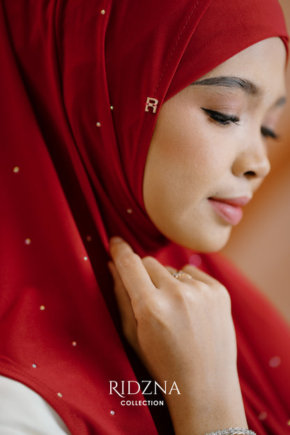 Ridzna Hijab 2-in-1 Stone