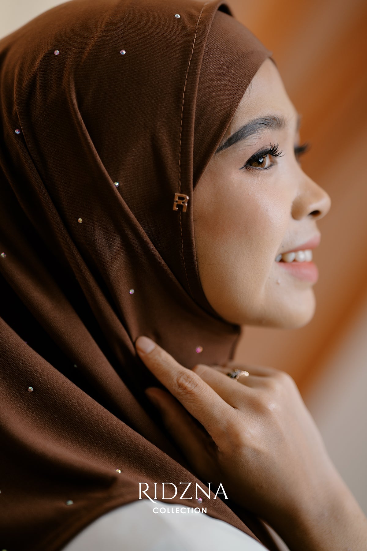 Ridzna Hijab 2-in-1 Stone