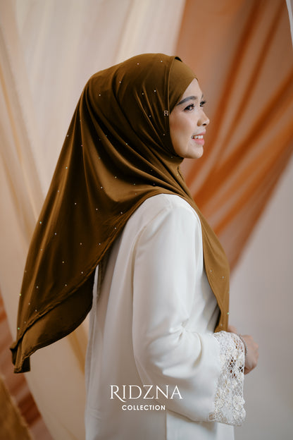 Ridzna Hijab 2-in-1 Stone