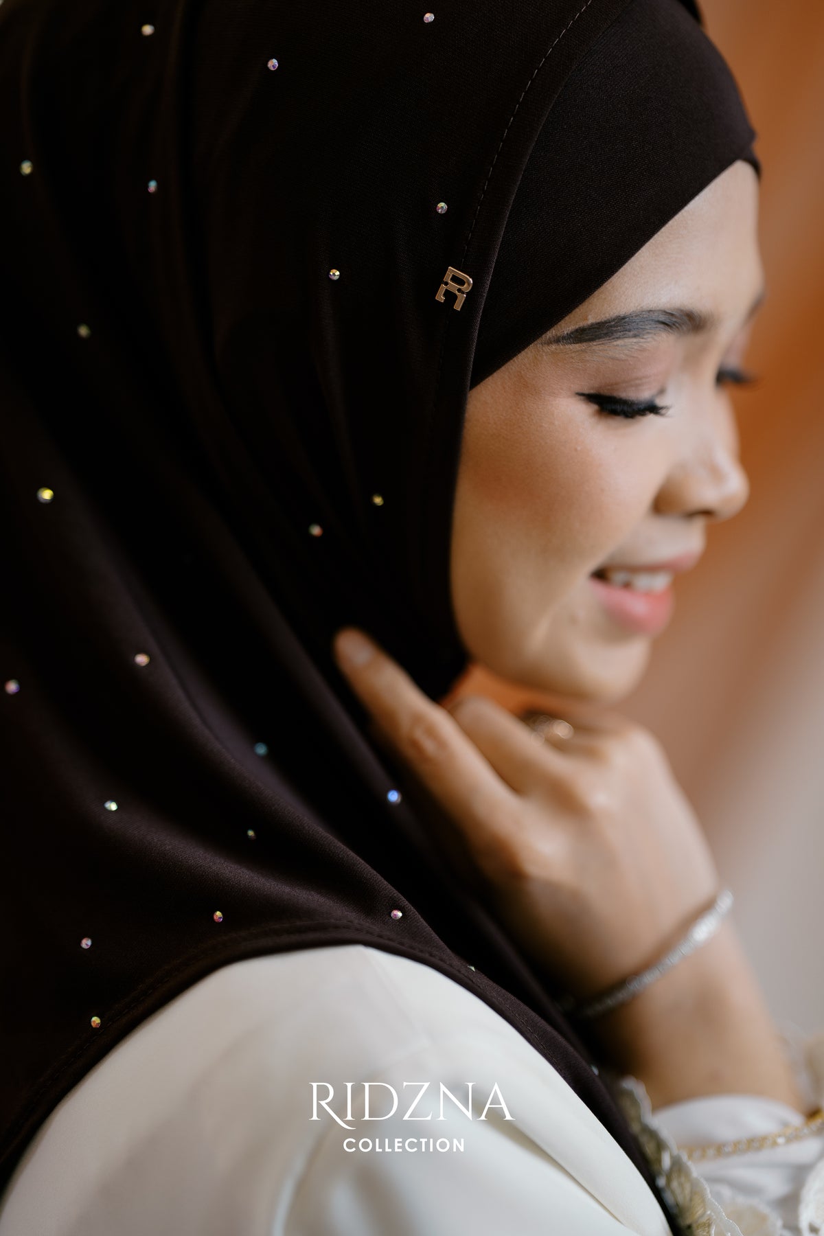 Ridzna Hijab 2-in-1 Stone