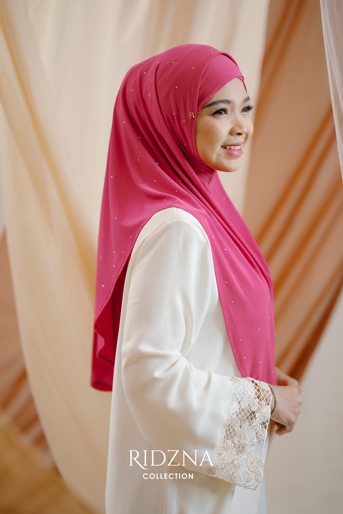 Ridzna Hijab 2-in-1 Stone