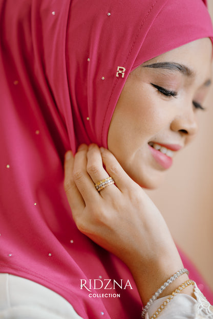 Ridzna Hijab 2-in-1 Stone