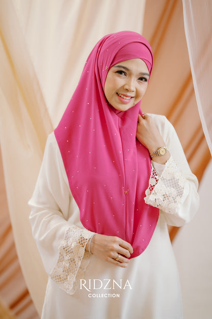 Ridzna Hijab 2-in-1 Stone