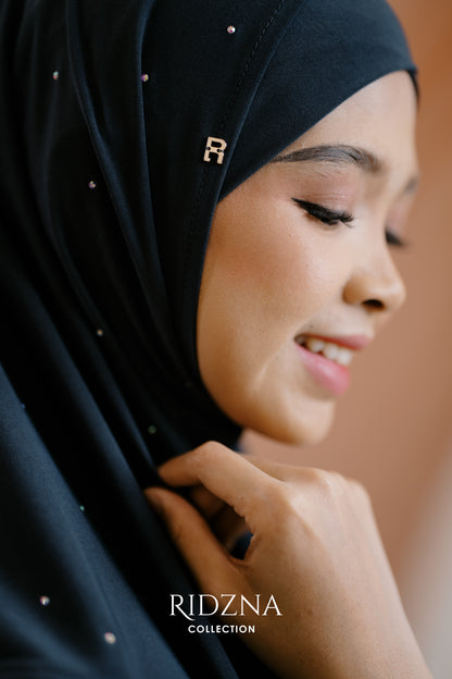 Ridzna Hijab 2-in-1 Stone