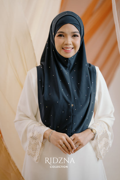 Ridzna Hijab 2-in-1 Stone