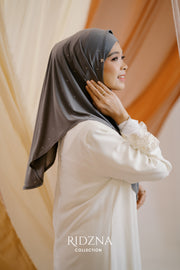 Ridzna Hijab 2-in-1 Stone