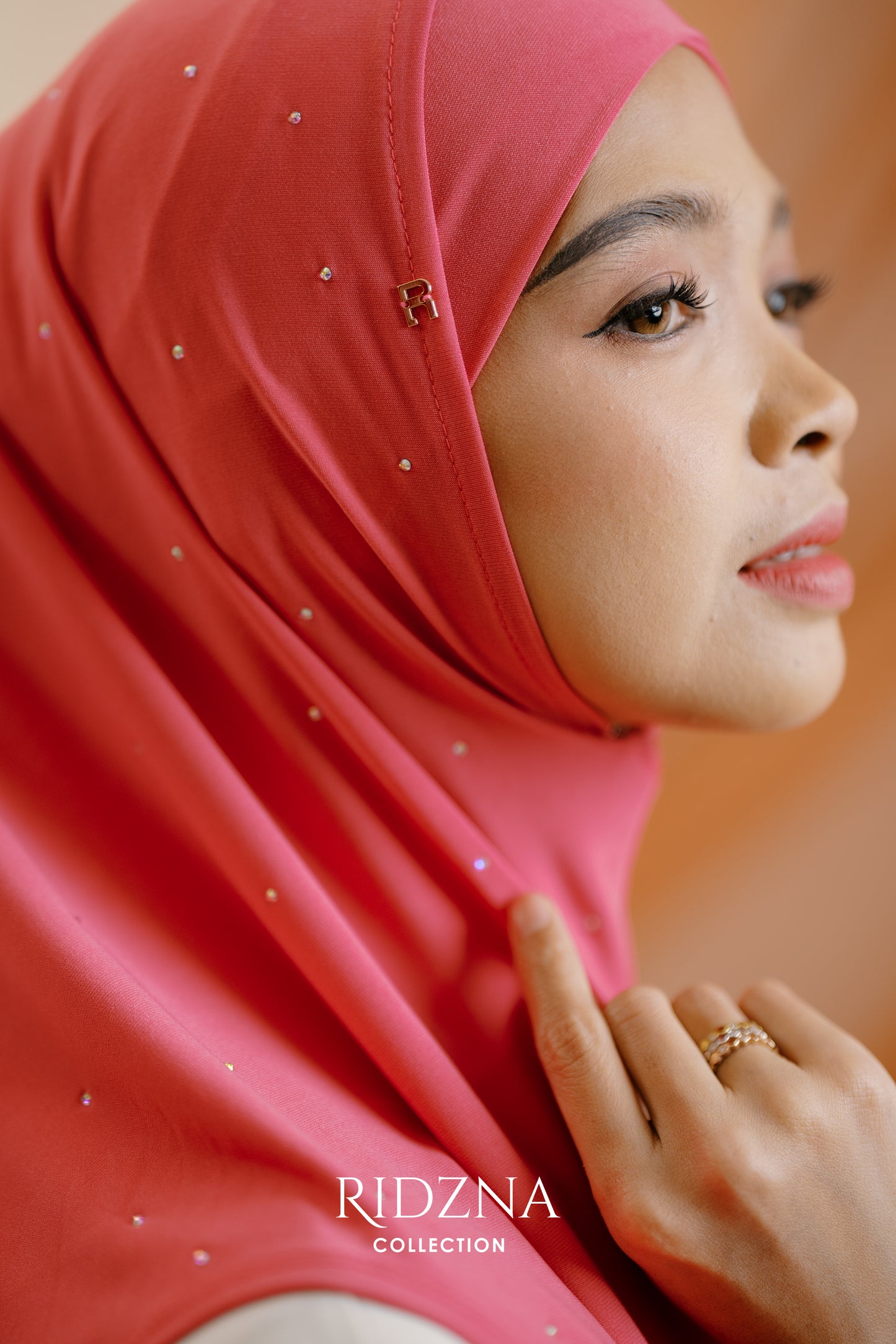Ridzna Hijab 2-in-1 Stone