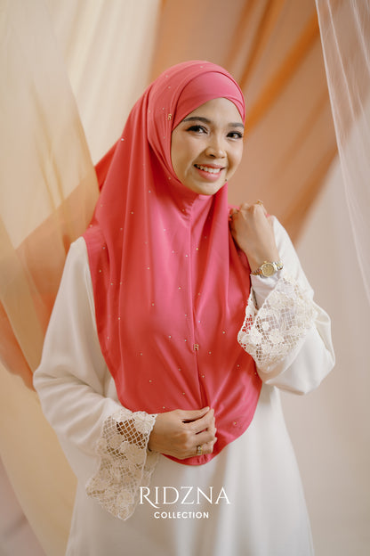 Ridzna Hijab 2-in-1 Stone