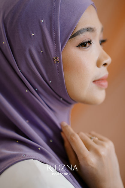 Ridzna Hijab 2-in-1 Stone