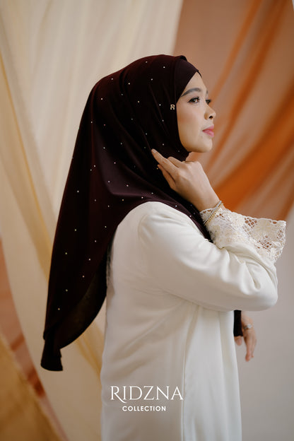 Ridzna Hijab 2-in-1 Stone