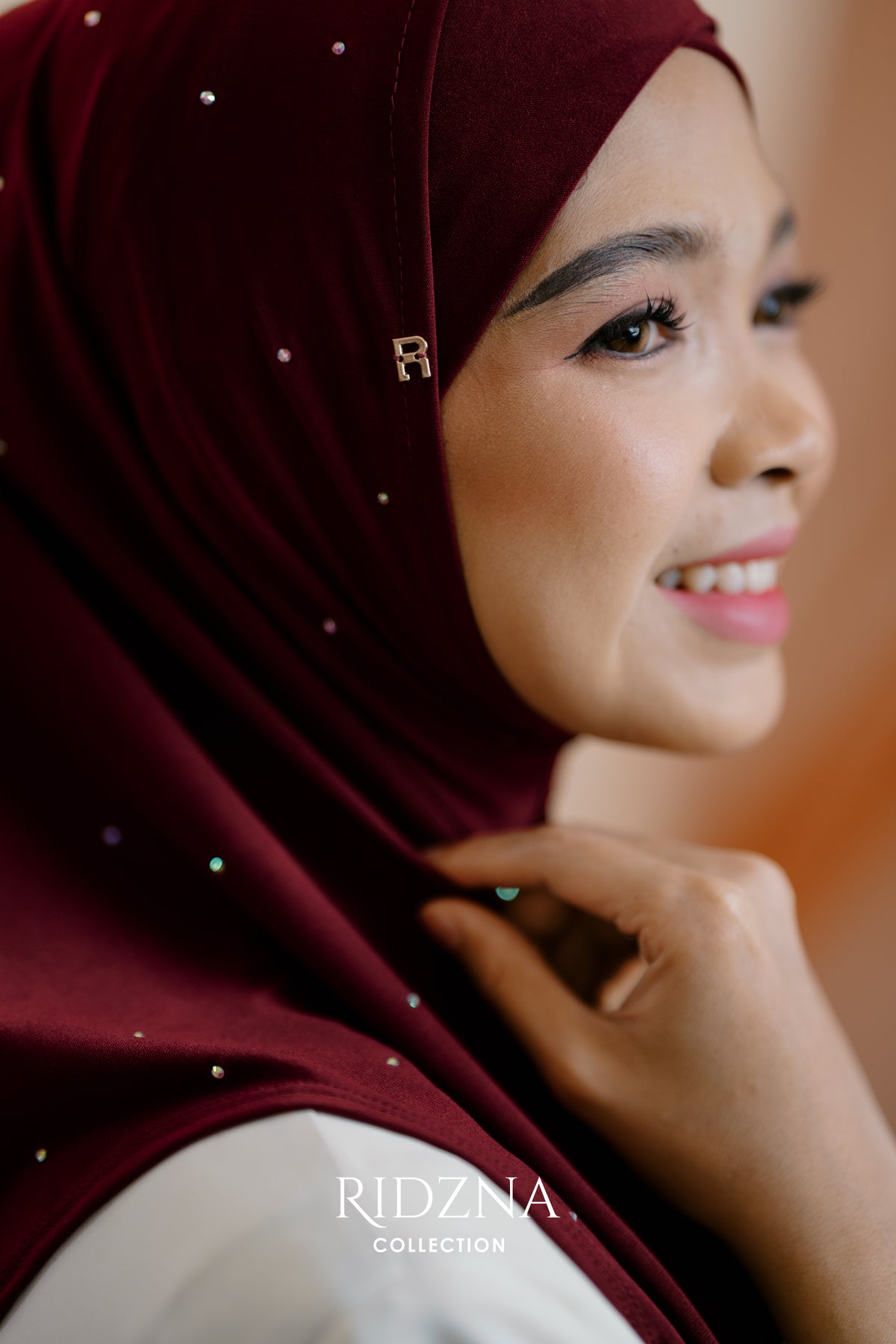 Ridzna Hijab 2-in-1 Stone